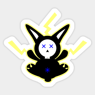 Electric Bunny Sticker